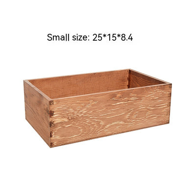 Caja de Almacenamiento Retro de Madera - Organizador Rectangular para Cosméticos - Image 13