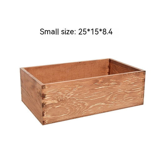Caja de Almacenamiento Retro de Madera - Organizador Rectangular para Cosméticos - Image 13