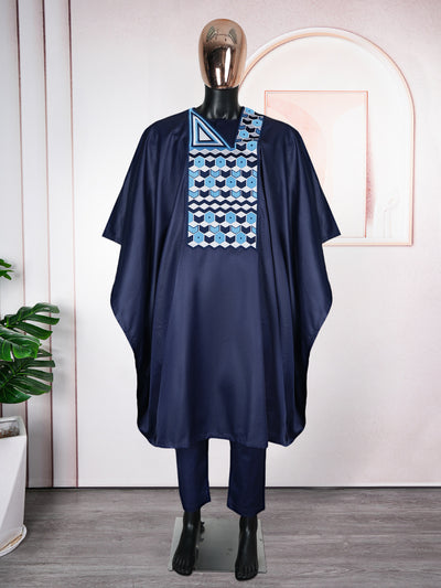 Traje de Tres Piezas Ejecutivo con Bordado para Hombre - Image 6