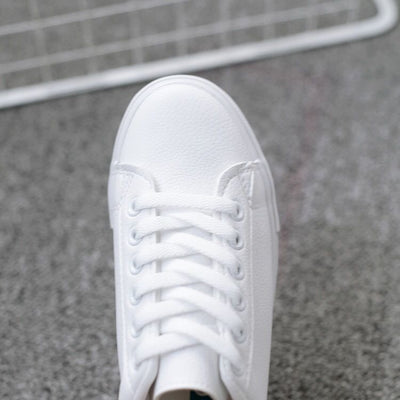 Zapatillas Blancas Casuales Planas para Mujer - Primavera - Image 10