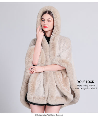 Capa Elegante con Cuello de Pelaje Sintético y Forro Polar Acolchado - Image 21