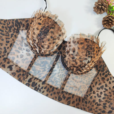Sostén Tubo Estampado Leopardo con Levantamiento y Ajuste Personalizado - Image 31