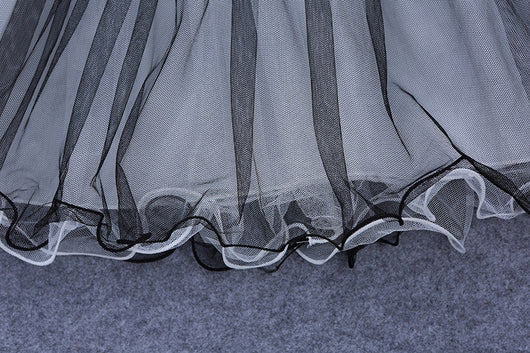 Vestido Princesa Niña con Lentejuelas, Lazo y Falda Plisada sin Mangas - Image 8