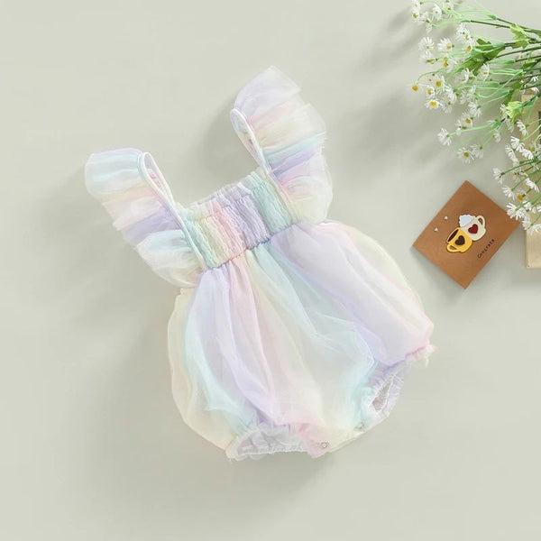 Enterizo Dulce para Bebé Niña - Ropa de Verano Recién Nacida