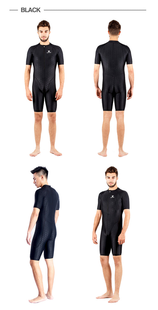 Traje de Baño Deportivo Estampado Tiburón Secado Rápido Manga Corta - Image 11