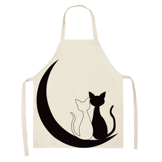 Gato Adorable con Delantal - Decoración Encantadora