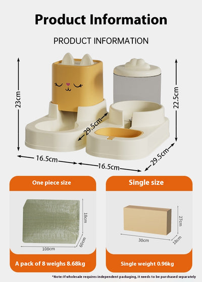 Comedero Automático con Dispensador de Agua para Gatos - Image 19