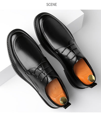 Zapatos de Cuero para Hombre Primavera - Diseño Moderno Antideslizante y Transpirable - Image 12