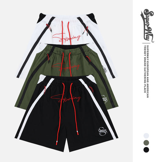 Shorts Casuales Premium Estilo Americano con Malla Transpirable y Detalles en Contraste - Image 2