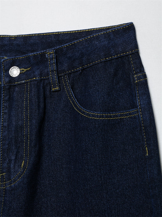 Conjunto Denim Vintage Azul Suelto - Camisa Manga Larga y Pantalón - Image 30
