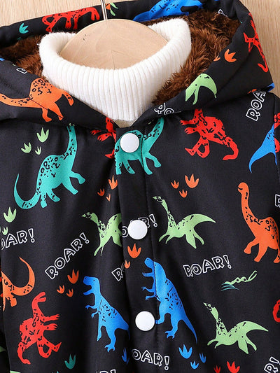 Abrigo Polar Infantil Dinosaurio con Forro Térmico - Image 9