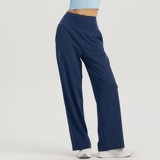 Pantalones Yoga Cintura Alta Pierna Ancha