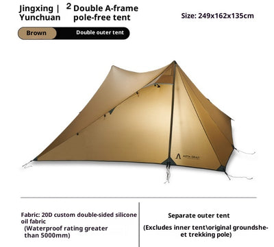 Tienda de Campaña Ultraligera Impermeable de Doble Pared con Estructura Autoportante - Image 4