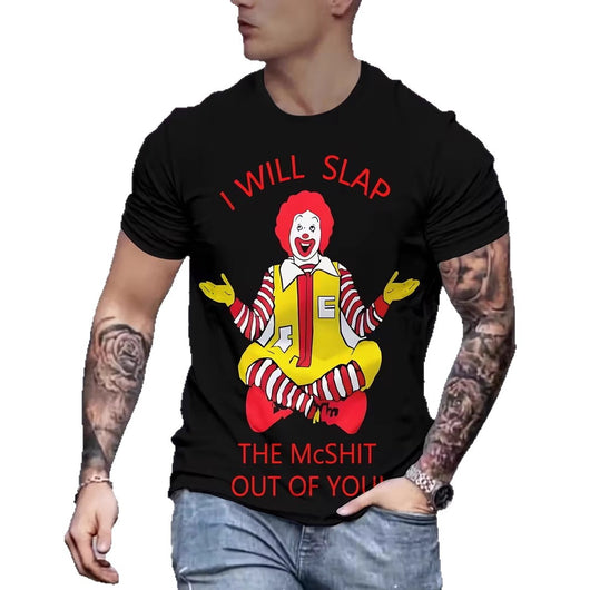 Playera Casual para Hombre con Estampado Digital 3D - Image 5