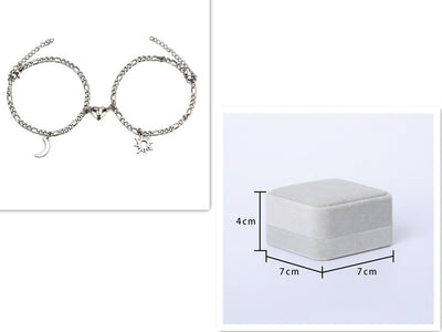 Pulseras Magnéticas Sol y Luna para Parejas - Acero Inoxidable, Regalos Día de Enamorados - Image 11
