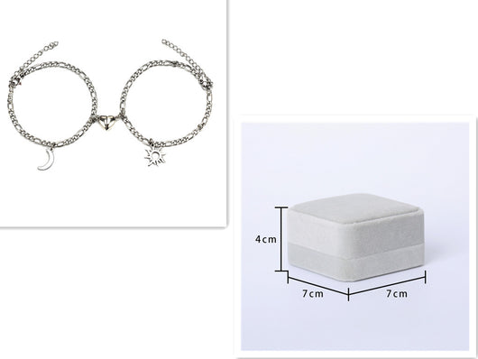 Pulseras Magnéticas Sol y Luna para Parejas - Acero Inoxidable, Regalos Día de Enamorados - Image 11