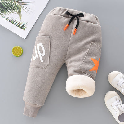 Pantalones Cálidos Acolchados de Felpa para Niña - Image 12