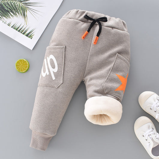 Pantalones Cálidos Acolchados de Felpa para Niña - Image 12