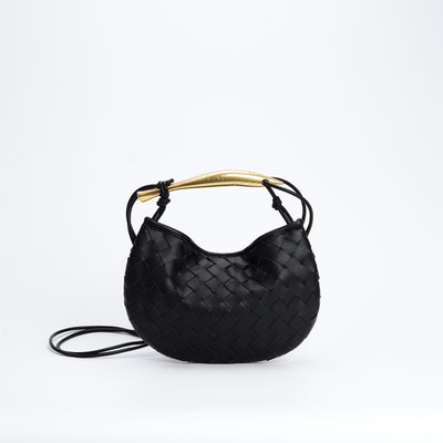 Bolso de Cuero Tejido para Viajes - Bandolera Portátil Estilo Casual - Image 12