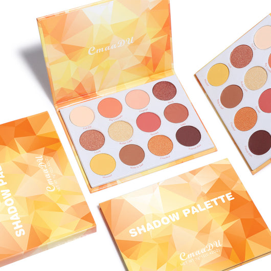 Paleta de Sombras Mate y Metallic Glitter 12 Colores - Image 6