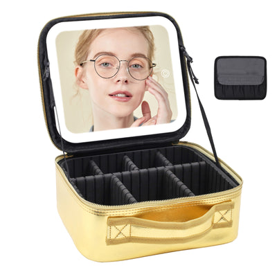 Maletín de Maquillaje Profesional con Espejo LED y Gran Capacidad de Almacenamiento - Image 16