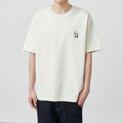 Playera Holgada para Hombre con Estampado Cartoon 230g - Image 7