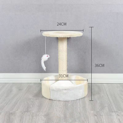 Torre de Rascador para Gatos con Columna Integrada - Image 16