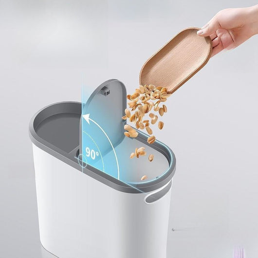 Basurero Compacto con Tapa para Baño - Contenedor de Almacenamiento Estrecho - Image 2