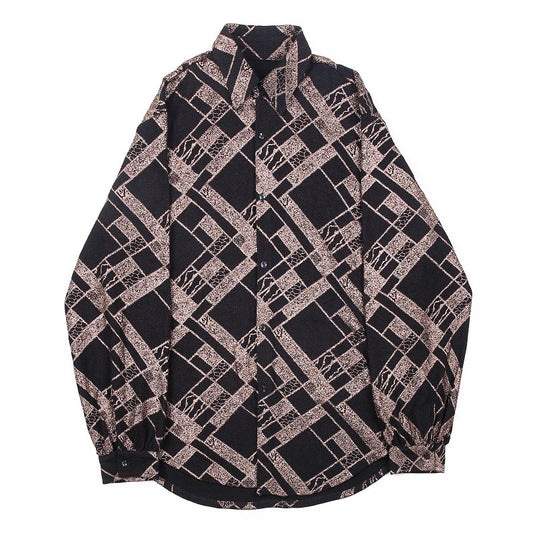 Camisa Manga Larga Dorada 3D para Hombre - Diseño Moderno y Elegante - Image 2