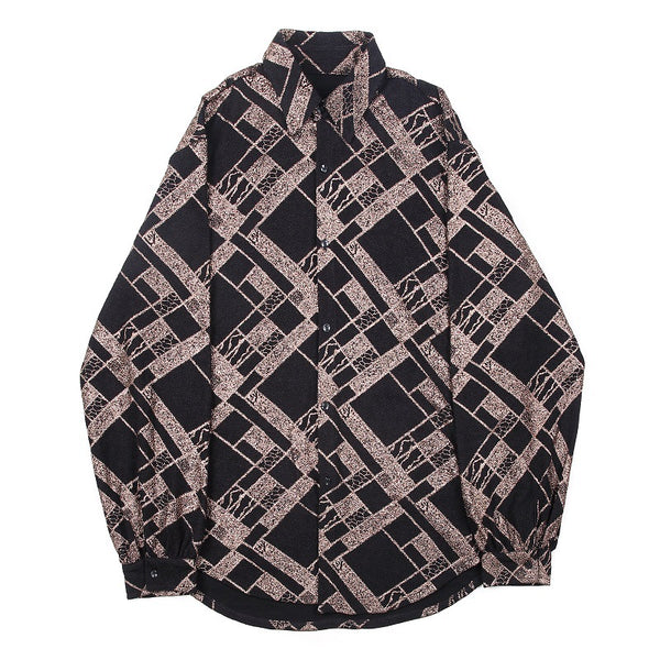 Camisa Manga Larga Dorada 3D para Hombre - Diseño Moderno y Elegante