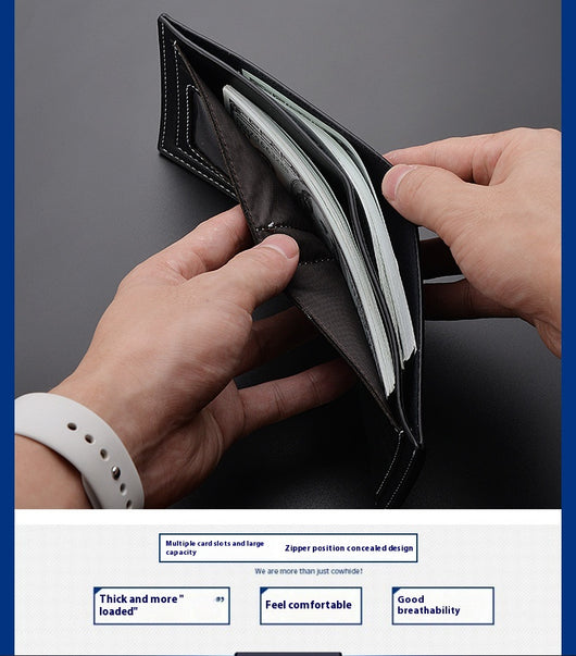 Billetera Horizontal Plegable para Hombre - Leisure Two Fold - Image 24