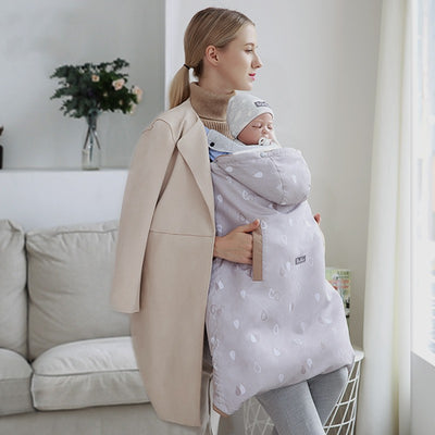 Mochila Portabebé con Cintura Acolchada - Abrigo Térmico para Otoño e Invierno