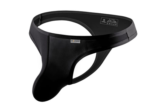 Tanga Masculina con Bolsa Convexa en U de Tela Seda de Hielo - Image 14