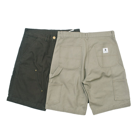 Shorts de Trabajo Vintage Lavado Multibolsillos