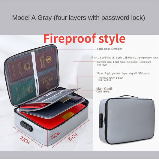 Bolsa Organizadora Impermeable para Documentos con Estilo - Image 10
