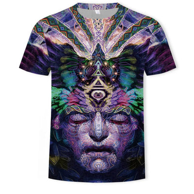 Playera Unisex con Estampado 3D Digital de Cuello Redondo - Image 5