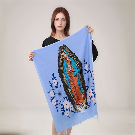 Bufanda de Cachemira Virgen Estampada para Mujer - Chal Versátil y Abrigador de Alta Calidad - Image 17
