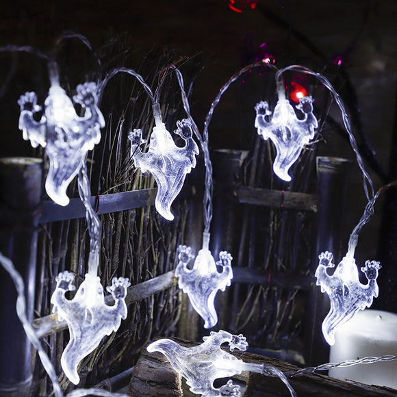 Luces LED Decorativas Halloween Manos de Fantasma - Impermeables para Interior y Exterior