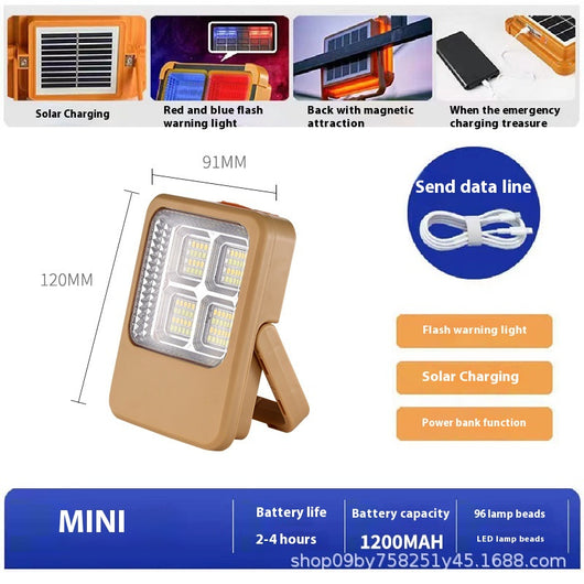 Linterna Portátil Solar para Camping y Actividades Outdoor - Image 5