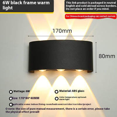 Lámpara LED de Pared Exterior Impermeable para Hoteles y Pasillos - Image 4