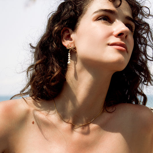 Aretes Mariposa de Perla para Verano - Elegancia Delicada - Image 7
