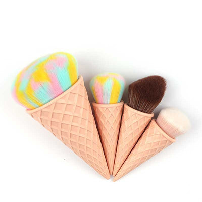 Brocha de Maquillaje de Fibra Suave Diseño Helado - Image 4