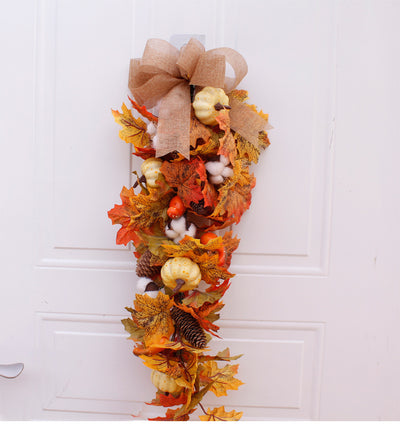 Guirnalda Otoñal con Hojas y Calabazas - Decoración de Otoño e Invierno - Image 10