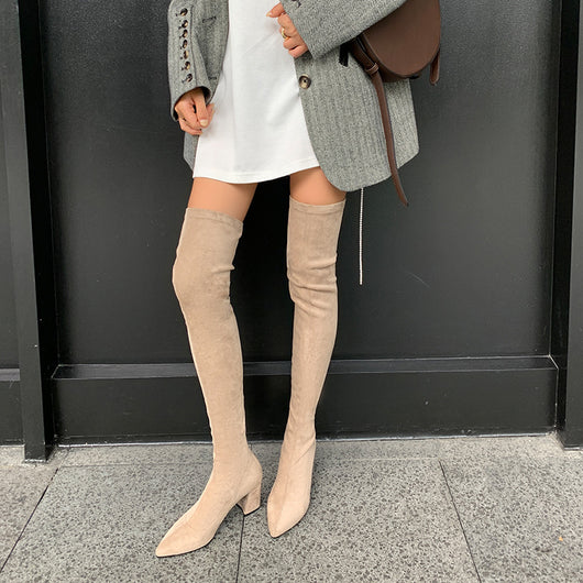 Botas Elásticas a la Rodilla - Estilo Moderno y Cómodo - Image 4