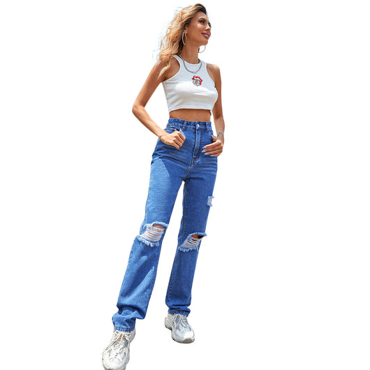 Pantalones Vaqueros de Moda para Mujer - Diseño Contemporáneo - Image 5