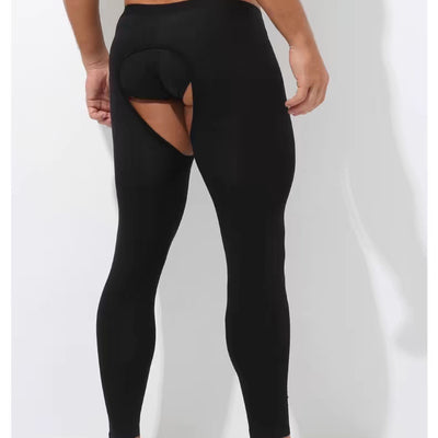Pantalones Térmicos Ajustados Modal para Hombre - Diseño Abierto Otoño Invierno - Image 3