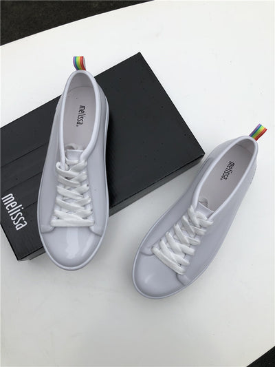 Tenis Deportivos Arcoíris con Cordones para Mujer - Suela Plana - Image 7