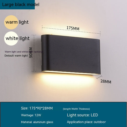 Lámpara de Pared LED Exterior Resistente al Agua - Image 6