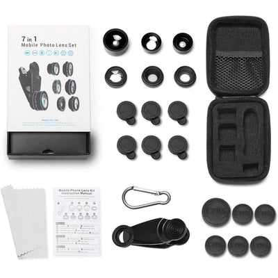 Kit de 10 Lentes Gran Angular Macro Ojo de Pez para Smartphone - Image 15