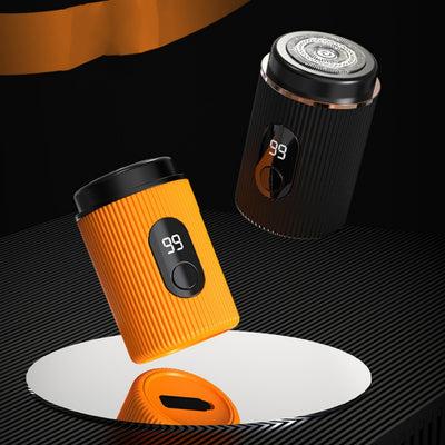 Afeitadora Eléctrica Mini Recargable USB con Pantalla Digital